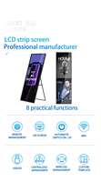 Écran de barre étiré pour point de vente, 24,5 pouces, 1920x540, Android 10, 2 Go 32 Go, LCD BOE, pour animation, éducation, avec CMS à distance, direct usine
