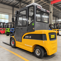 Chariot élévateur électrique 2,5 tonnes à moteur AC, contrepoids, pour la logistique, avec économie d'énergie et zéro émission