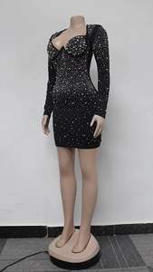 <strong>Birthday</strong> <strong>Outfit</strong> Woman's Clothes Mini Sequin Dress <strong>Modest</strong> Spandex Prom Dresses 2024 Elegant for Party - Product Image 5