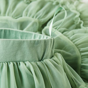 हल्के हरे रंग तुतुतुत्ू स्कर्ट रफड़े लेले डिजाइन नृत्य पोशाक ओम गंध सेवा मुक्त डिजाइन थोक आपूर्ति - Product Image 5