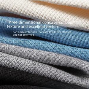 Anti-Pilling Heavyweight Waffle Fabric Oversize T-Shirt Durable Daily Wear Slim Fit <b>Travel</b> Ready - Product Image 4