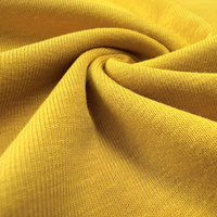 Tessuto a Costine 1x1 di Lusso di Alta Gamma in Cotone 92% e Spandex 8% (40s) per T-shirt e Felpe con Polsini a Costine e Accessori