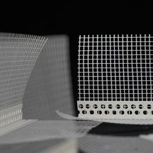 Esquineros Rígidos de PVC con Malla de Fibra de Vidrio para Fijación de Esquinas de Paredes Interiores y Exteriores - Product Image 1