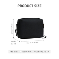 Sac de rangement électronique en polyester en gros pour souris, câbles, chargeurs, batteries externes, accessoires de voyage, avec logo personnalisé