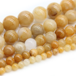 Cuentas Sueltas Redondas de Calcita Amarilla y Aventurina, Certificadas por CCGTC, para Fabricación de Joyería, Pulseras y Collares, Venta Caliente de Fábrica - Product Image 6