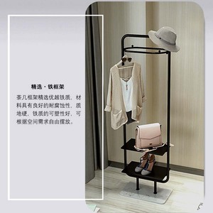 ที่กำหนดเองบูติกชั้นวางเสื้อผ้าที่มีชั้นวางเสื้อผ้าสีทองร้านค้าชั้นวางหมวกยืนแสดงรองเท้าชั้นวางถุงแสดงสำหรับร้านค้า - Product Image 6