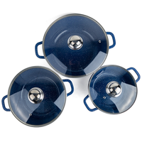 Élégant Ensemble de Batterie de Cuisine 6 Pièces Avec Logo Personnalisé, Antiadhésif en Granit pour Cuisine Chinoise