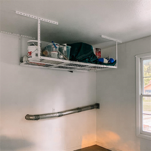 Estante de almacenamiento montado en el <span class=keywords><strong>techo</strong></span>, estantería ajustable de 4x8 pulgadas para organización de <span class=keywords><strong>garaje</strong></span> - Product Image 1