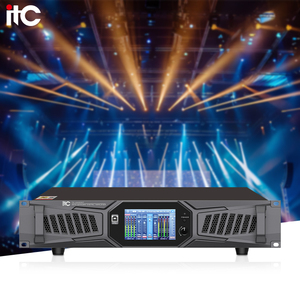 2U cảm ứng chức năng Dante + DSP độ trung thực cao chuyên nghiệp kỹ thuật số khuếch đại đa kênh khuếch đại - Product Image 2