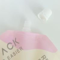 Haute qualité 100ml 250ml 500ml recyclable liquide eau Doypack sac bec pochette pour emballage de soins de la peau