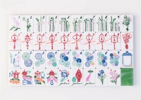 Mahjong Akrilik Amerika 160 Ubin Marmer Golden Mustard Bloom Playmat Alas Anti Selip untuk 4 Pemain Permainan Klub Siap Kirim