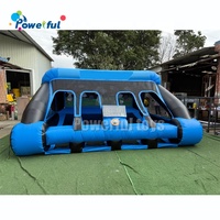 Salle de tir gonflable interactive pour 4 personnes, jeu sportif amusant