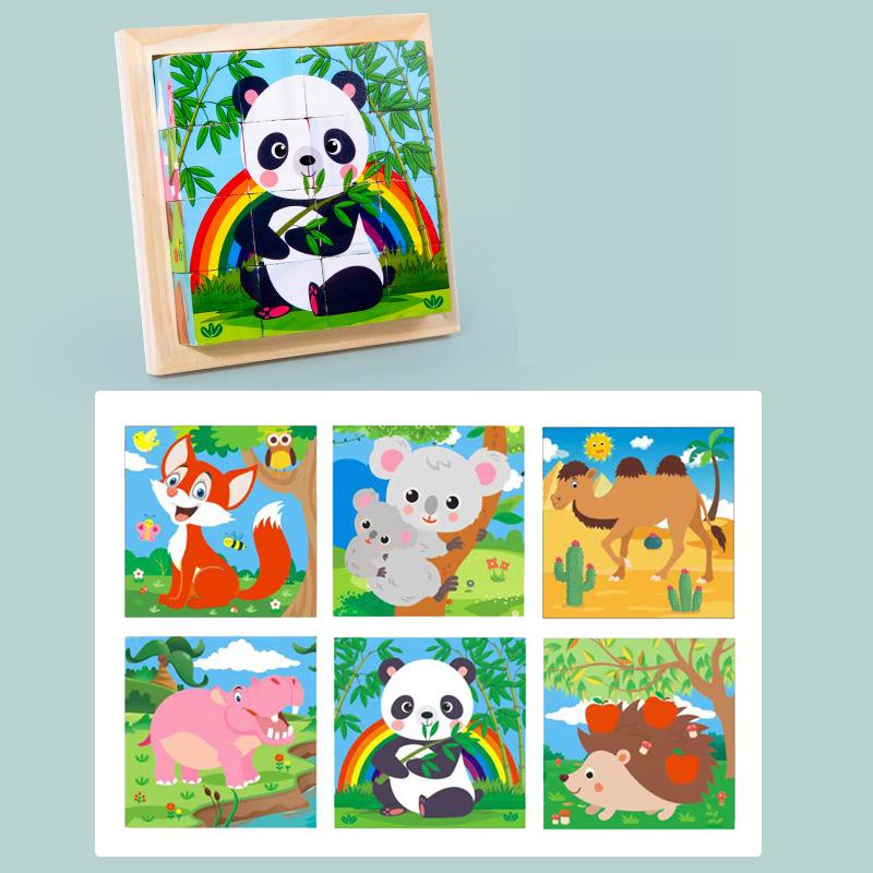 six-sided painting (animals)