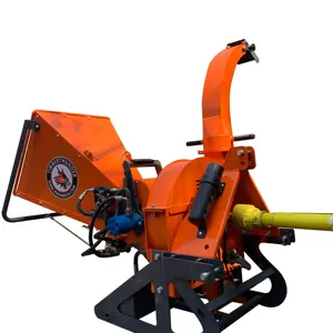 Tractor PTO hydraulic Wood Crushing Machine /Wood branch Crusher machine grinder / chipper shredder branch chopper