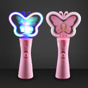 Baguette magique papillon clignotante <span class=keywords><strong>de</strong></span> 8,4 pouces pour enfants, 5 LED, bandes lumineuses néon, jouets LED, cadeaux <span class=keywords><strong>de</strong></span> fête, cadeaux <span class=keywords><strong>de</strong></span> Noël, événements festifs - Product Image 2