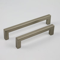 Poignées de cuisine en acier inoxydable, boutons-poussoirs, poignées de tiroir, poignées de meuble rustiques, poignées rondes encastrées pour commodes