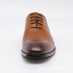 Nouvelles Chaussures Habillées Noires en Cuir Véritable à Bout Pointu et Lacets, Semelle Extérieure en Caoutchouc Antidérapante, Pour Toutes Saisons, Livraison Directe - Product Image 2