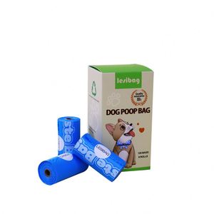 Pet Dog Waste Poop Bag Customize Logo Printed <b>Disposable</b> Degradable Pet Doggy Waste Bag Eco Friendly Compostable Trash <b>Garbage</b> - Product Image 5