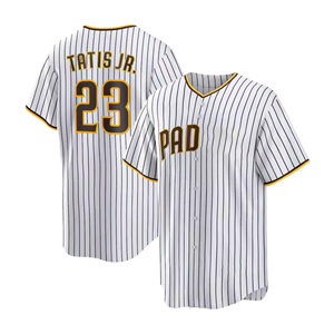 2026Groothandel Heren Geborduurde Jersey San Diego 23 # Tatis Jr. 13 # Machado 11 # Darvish 2 #   Bogaerts 3 # Merrill Amerikaans honkbalshirt - Product Image 3
