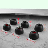 Oreillettes en Silicone pour Studio, 3 pièces, S M L, embouts d'oreille, oreillettes pour chiens, accessoires de téléphone