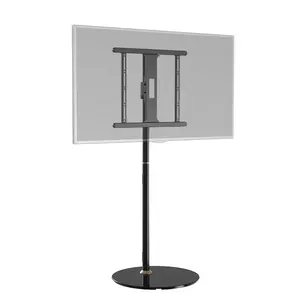 Dernier modèle de chariot TV avec écran de salon led support pivotant TV au sol avec support pour 32 65 pouces