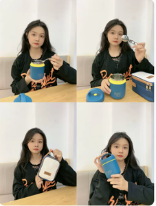 New Style Stainless Steel Heatable <b>Electric</b> Leak Proof Freshness Preservation Portable Lunch Box for Newborn Home Office - Product Image 5