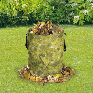 Sacco da giardino grande per foglie 50x70cm, espandibile, per foglie ed erba - Product Image 6