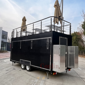 Double Decker Food <strong>Trailer</strong> With Roof Top Mobile Kitchen Fast Food <strong>Trailer</strong> Food Truck Foodtrucks <strong>Trailers</strong> With Seating - Product Image 4