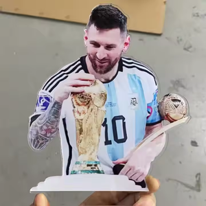 Super <span class=keywords><strong>Messi</strong></span> <span class=keywords><strong>jugador</strong></span> de fútbol 3D acrílico luz de noche trofeo impresión UV luz cálida hogar Led luces de mesa equipo de fútbol <span class=keywords><strong>mejor</strong></span> regalo - Product Image 2