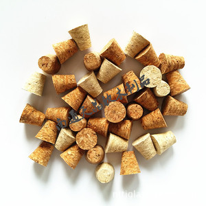 จุกไม้ก๊อกคอมโพสิตเทียนจิง 15x15x10 มม. กันน้ำ สำหรับหลอดทดลองและขวด - Product Image 2