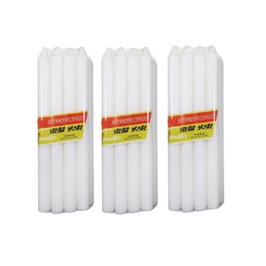Bougie votive <span class=keywords><strong>en</strong></span> bâton de paraffine blanche non parfumée, bougie pilier <span class=keywords><strong>en</strong></span> <span class=keywords><strong>cire</strong></span> de paraffine rose orange, longue durée de combustion <span class=keywords><strong>en</strong></span> <span class=keywords><strong>vrac</strong></span> - Product Image 3