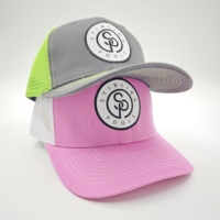 Gorra Richardson 112 con parche de cuero personalizado, insignia tejida, estilo Terry, para ciclismo, tipo camionero, con malla trasera, estilo Hip Hop Y2K, de alto rendimiento, de marca, unisex