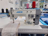Nouvelle machine à coudre JACK 20U à bras court Zig Zag Machine à broder industrielle