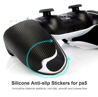 Poignée antidérapante absorbant la transpiration pour manette PS5, coussinets en caoutchouc souple professionnels pour manette PS5