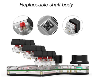 Teclado Mecánico para Juegos de 9 Teclas, Teclado Mecánico de Una Mano con Perilla <span class=keywords><strong>Macro</strong></span>, Mini Teclado Mecánico RGB - Product Image 2
