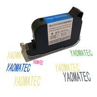 Yaomatec JS10(M) niveau B cartouche d'encre à solvant permanente à séchage rapide compatible avec les imprimantes à jet d'encre portables de 12.7mm