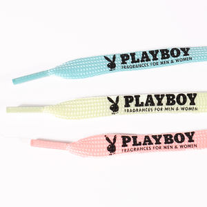 حذاء رياضي ملون بطباعة شعار الدانتيل حذاء رياضي أحذية رياضية خضراء زاهية أربطة الحذاء المسطحة المطبوعة - Product Image 4