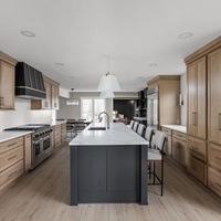 Meubles de cuisine sur mesure AisDecor, armoires de garde-manger, armoires de cuisine en chêne blanc