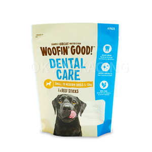 Tùy chỉnh phân hủy sinh học đứng lên Túi PE nhựa chó thực phẩm lưu trữ Túi với dây kéo và Mylar an ninh in kỹ thuật số - Product Image 2