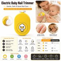Coupe-ongles électrique pour bébé, sûr et silencieux, lime à ongles, outil de manucure pour nouveau-né, vente en gros, produits de soins pour mères