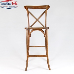Silla de Comedor Moderna de Madera Sólida para Hoteles, Restaurantes, Salas de Estar, Apartamentos, Estilo Lujoso, para Exteriores, con Respaldo Alto y Patas de Horquilla - Product Image 2