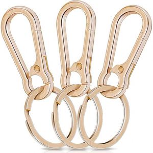 Zinc Alloy Metal Keychain Clip Holder Key Organizer for Men Women Home Car Keys Outdoor <b>Backpacking</b> Gear Accessories Bulk RTS - Product Image 1