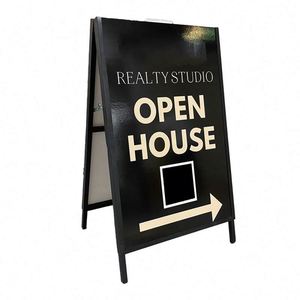 Letrero Personalizado Tipo A para Publicidad Exterior, Soporte de Exhibición Resistente - Product Image 1