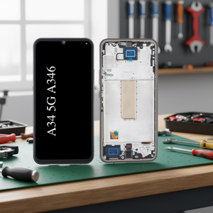 Pantalla Táctil LCD OLED Negra con Marco y Sensor de Huella Digital para Samsung Galaxy A34 5G A346, Accesorio para Teléfono Móvil - Product Image 2