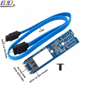 M.2 NGFF Key B+M Interface to 7Pin SATA 3.0 Connector Expansion Converter Card For 2.5" 3.5" Hard Disk