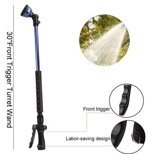 SUNSHINE Pistolet à eau de jardin <span class=keywords><strong>télescopique</strong></span> en métal robuste toutes saisons 10 modèles de lave-auto à main Lances haute pression - Product Image 2