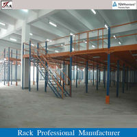 Système de plancher en mezzanine sur mesure pour application industrielle, plateforme d'atelier d'assemblage robuste et durable, système de plancher en mezzanine