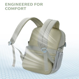 Sac à dos d'affaires pour femme de luxe sur mesure de 17 pouces, fermeture éclair, grande capacité, imperméable, léger - Product Image 5