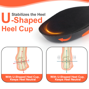High Rebound Sports Insoles for Running Shock Absorbing Orthotic <strong>Arch</strong> <strong>Support</strong> Flat Feet Pain Relief Shoe Insoles - Product Image 5