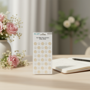 Adesivi Glitter Rose Bianchi Ilan 39056 Pegatina Brillante - Product Image 2